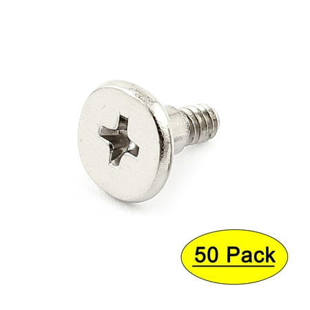 

Uxcell Laptop Computer Shockproof Flat Head Bolts HDD Hard Drive Screws (50-pack)