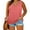 Pink, variant on Langwyqu Plus Size Tank Tops for Women Summer Sleeveless Henley T-Shirts Tops