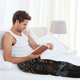 thumbnail image 5 of Balery Vintage Ornate Skull Pantalones de pijama para hombre, pijama ultraligero, pantalón de descanso-X-Large, 5 of 6