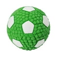 thumbnail image 2 of Greeniant Juguete interactivo para perros, pelota de goma duradera, juguete para diversión segura, pelota de goma para jugar, juguetes para Suministros para perros futbol verde, 2 of 6