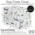 thumbnail image 6 of Sweet Jojo Designs Cartoon Puppy Dog Crate Kennel Cover 24in., 6 of 6