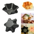 thumbnail image 5 of Egg Tart Molds Carbon Steel Non-Stick Tart Pans 8-sided Wavy Grain Eggs Tarts Molds for Baking Cookie, Pudding, Cupcake Cake, Mini Pie Moulds Kitchen Reusable Baking Tools, 5 of 7