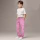 thumbnail image 1 of Cowsor Kids Solid Color Sweatpants Casual Elastic Waist Joggers Pants Comfort Loose Fit Athletic Pants Running Trousers, 1 of 7