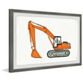 thumbnail image 2 of Marmont Hill E x cavator Truck Framed Wall Art, 30.00" x 1.50", 2 of 6