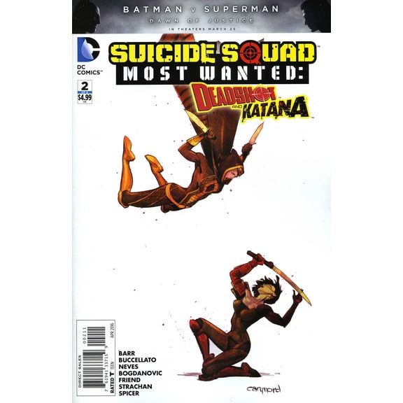 Suicide Squad Most Wanted: Deadshot/Katana #2 VF ; DC Comic Book