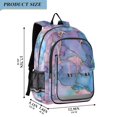 thumbnail image 2 of FORMRS School Backpack 17" Student Travel Bag with Laptop Compartment, Pink Marble Pattern, 2 of 7