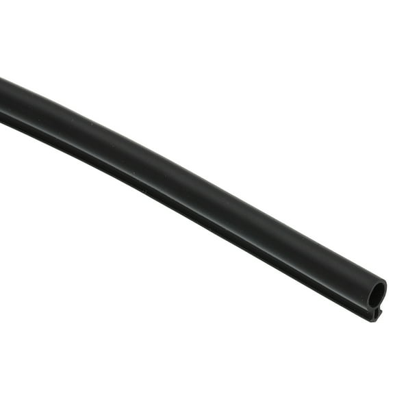 Uxcell 16.4Ft Cinta de Sellado para Puertas, TPE 9/32" Diámetro Tira de Sellado, Negra