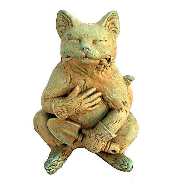 Gardening Cat Statue 11?H