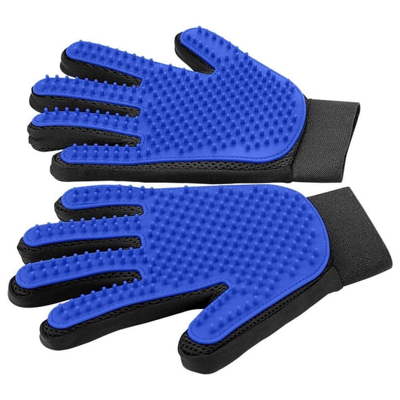 Guantes de aseo para mascotas DELOMO Upgrade para perros y gatos, 1 par