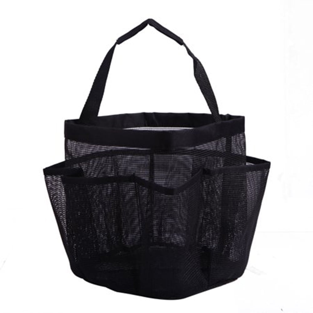 Portable Mesh Fabric Quick Dry Shower Tote with 8 Pocket Bathrooms ...