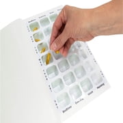 Pill Thing Weekly XL Cold Seal Pharmacy Blister Tray Organizer for 4X a Day Pills, 100 Pack