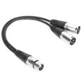 thumbnail image 3 of Audio JORINDO XLR Female to Dual XLR Male Cable YType Splitter Audio Microphone Cable, 3 of 8