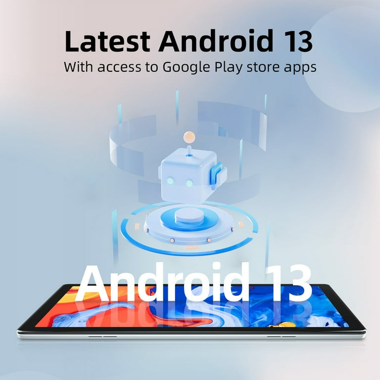 10inch Android 13 Tablet, 6GB RAM 64GB ROM 128GB Expand