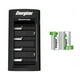 thumbnail image 1 of Cargador Universal Energizer con 2 Pilas Recargables Tamaño C 2300 mAh, 1 of 5