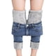 thumbnail image 1 of Pantalones Vaqueros Elásticos De Felpa Cálidos Para Mujer, 1 of 8
