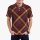 thumbnail image 1 of Balery Buffalo Check Plaid Camisa Polo de Hombre con Estampado, de Manga Corta y Tejido Medio, Camisa Tipo Golf Polo-3X-Large, 1 of 6