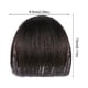 thumbnail image 3 of Pelucas con flequillo para mujer, peluca ondulada suelta con flequillo de cabello humano, flequillo con flequillo natural para niñas y mujeres, cabello artificial., 3 of 3