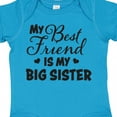 thumbnail image 4 of Inktastic My Best Friend is My Big Sister with Hearts Boys or Girls Baby Bodysuit, 4 of 5