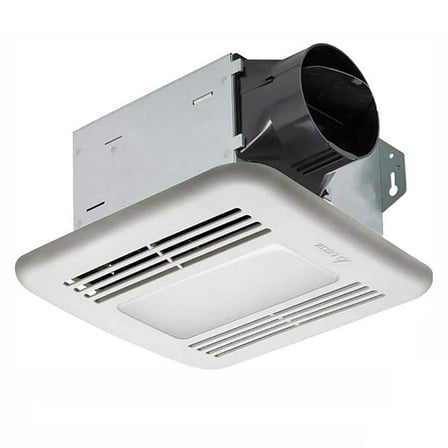 Integrity Series 50 CFM Ceiling Bathroom Exhaust Fan with Dimmable LED Light, ENERGY STAR