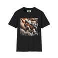 thumbnail image 4 of Basset Hounds "Sleepytime" Unisex Softstyle T-Shirt, 4 of 10
