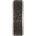 thumbnail image 3 of Designer Stainless Steel Polished And Textured Black Ip-Plated Band Made In China -Jewelry By Sweet Pea Creations, 3 of 6