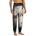 thumbnail image 4 of Kdxio Baseball Breaking Glass Pattern Joggers,Sweatpants for Men with Pockets-XX-Large, 4 of 5