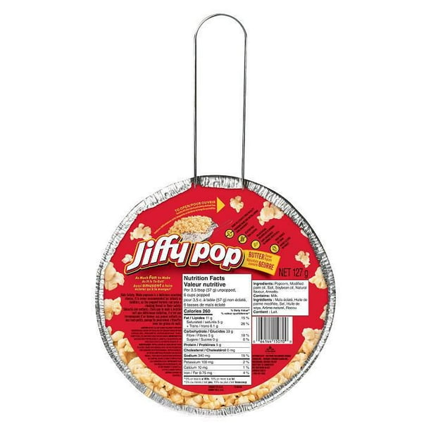 Jiffy® Pop Buttered Popcorn, 127 g Walmart.ca