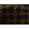 thumbnail image 4 of oneOone Cotton Silk Fabric Check & Triangle Ikat Decor Fabric Printed BTY 42 Inch Wide, 4 of 4