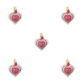 thumbnail image 3 of QualitChoice Porte-Clés Pompon Porte-Clés en Daim de Jour de la Saint-Valentin Multicolore Porte-Clés Polyvalent Sac Décor Coeur Porte-Clés Rose Rouge/blanc 5Set, 3 of 6
