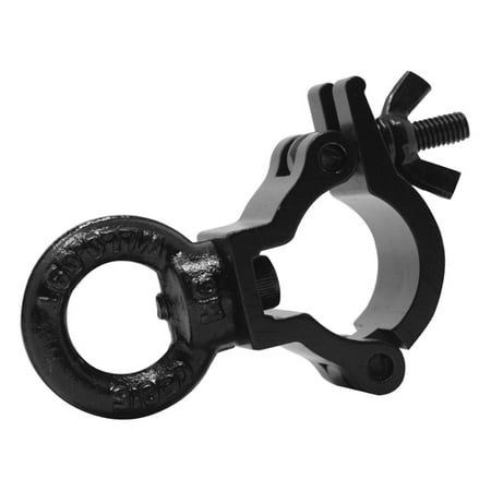 

ALUMINUM SMALL MINI CLAMP WITH EYE BOLT IN BLACK