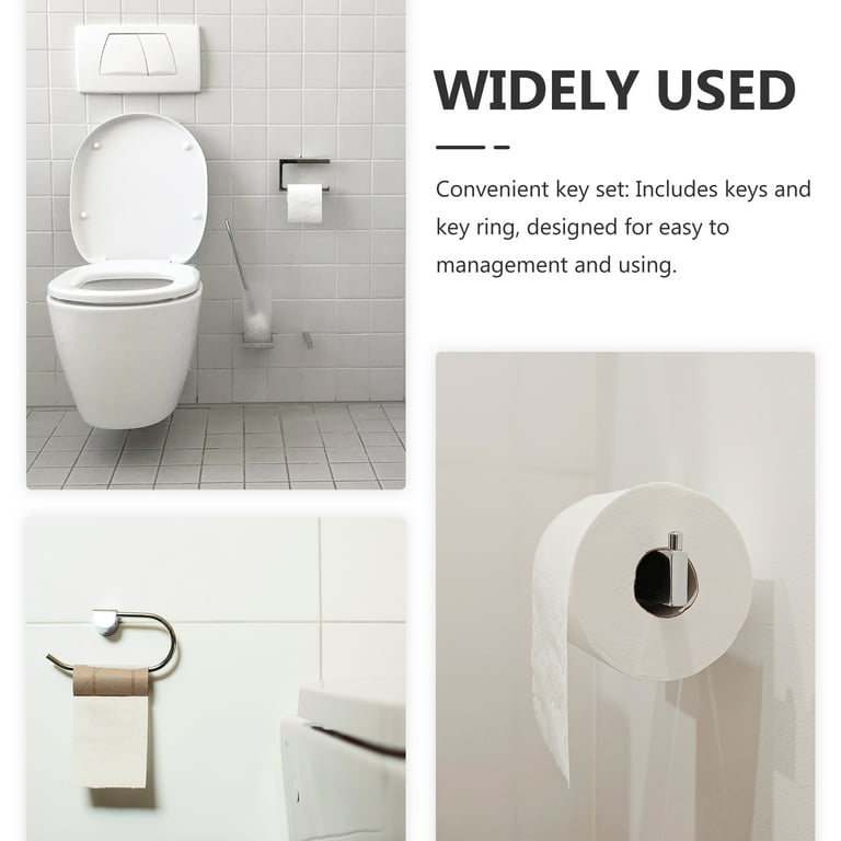 4-Pack #770301 Paper Towel & Toilet Tissue Dispenser Keys - Commercial Restroom Access