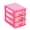 A002- Christmas Tree Snowflake Stocking, variant on Plastic Storage Drawer Unit, 5-Tier Mini Transparent Storage Cabinet, Blue Desktop Organizer with Pull-Out Bins, Stackable Small Drawer Storage for Vanity Supplies,