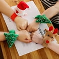 thumbnail image 4 of Fnochy Clearance Clapping Old Man Doll Bracelet, Cute Christmas Gift for Kids, Adorable Reindeer Wristband, Soft Comfortable Design, Unique Holiday Decoration for All Ages - Perfect for Parties!, 4 of 5