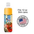thumbnail image 4 of Carolines Treasures 7259MUK Lady with her Pug Ultra Hugger for slim cans Slim Can multicolor, 4 of 6