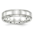 thumbnail image 5 of 925 Sterling Silver 6mm Polished Fancy Band Ring Size 8.5, 5 of 7
