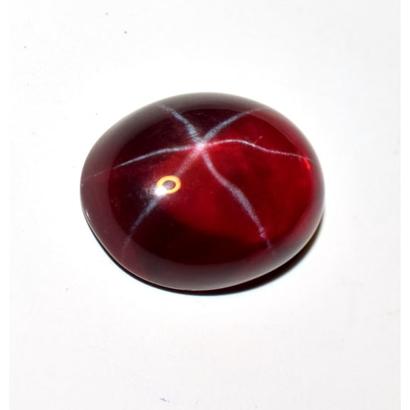 16 CT Ravishing Color And Fine Six Star Red Ruby Loose Oval Gemstone Cut For Ring & High Jewelry Making Gemstone Cut