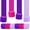 purplepink3, variant on 8 Rolls Red Yellow Blue and Green Crepe Paper Streamers for Carnival Circus Sesame Street Paw Party Decorations, Birthday DIY Craft Paper(1.8 Inch x 82 Ft/Roll)