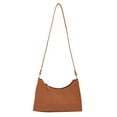 thumbnail image 2 of Women Felt Solid Color Handbag Female Casual Soft Small Zipper Messenger Bag, 2 of 10