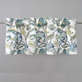 thumbnail image 1 of Cortina DriftAway Layla Floral, color marfil, verde azulado, 132 x 46 cm, 1 of 9