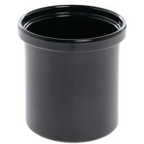 HUBERT® Melamine Bain Marie Black - 5"Dia x 5"H