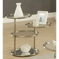 thumbnail image 2 of Furniture of America Table d'Appoint en Verre Champagne, 2 of 4