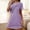 Purple, variant on HaoXianJian Women's T-Shirt Nightgown Short Sleeve Sleepshirts Comfy Ladies Casual Cover Ups Nightdress