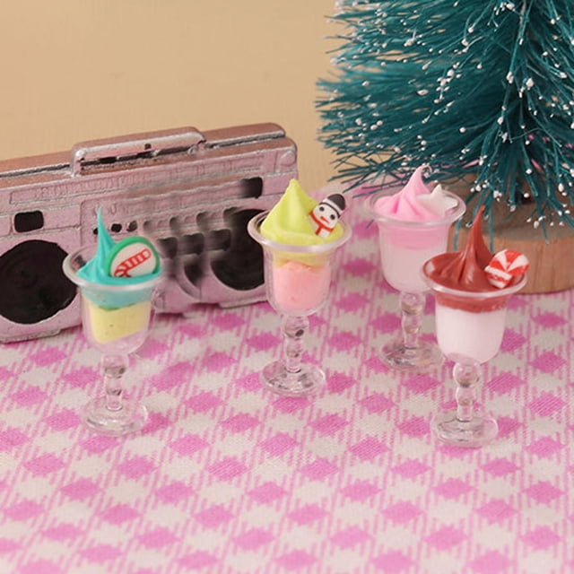 Accesorios de Decoración CUTICAT Miniatura Comida pequeña 1/12 para escritorio Mesa de Comedor