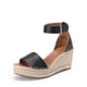 thumbnail image 1 of Sandalia Plataforma con Cuña DREAM PAIRS DWUMPS2505 para Mujer en Negro, 1 of 8