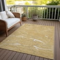 thumbnail image 6 of Addison Rugs Chantille Indoor/Outdoor Transitional Lines Gold Washable Rectangle Rug, 8' x 10', 6 of 6