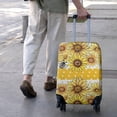 thumbnail image 3 of Yellow Dot Sunflower Bee Pattern Luggage Cover Fashion Suitcase Cover Baggage Covers Fit 25-28 Inch Luggage (Go Travel), 3 of 5
