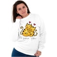 thumbnail image 5 of Crazy Cat Lady I Love You Kitties Women Crewneck Sweatshirt Brisco Brands S, 5 of 5