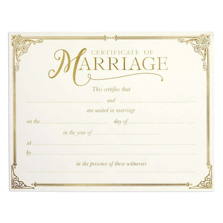 17+ Blank Wedding Certificate