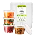 thumbnail image 1 of Deli Containers QUIDDITY WARE, 500 ml, con tapas, paquete de 50, 1 of 6