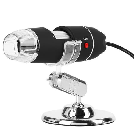 Yosoo 1000x Magnification Endoscope, 8 LED USB 2.0 Digital Microscope,Mini Camera with Metal Stand, Compatible with Mac Window 7 8 10